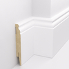 PRÓBKA 20 CM - Listwa przypodłogowa MDF - ESTILO 12cm - Biała Premium