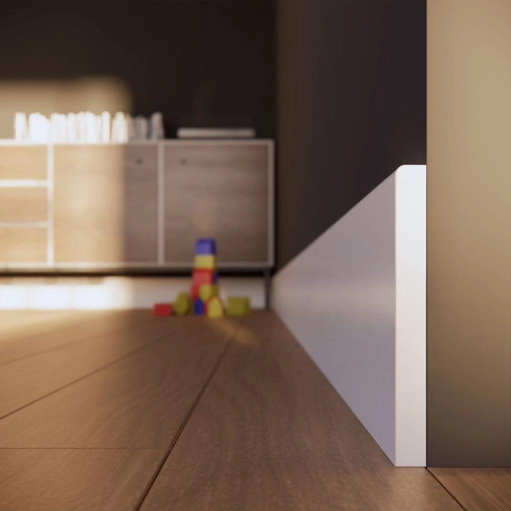 Zaślepki samoprzylepne do listew przypodłogowych (Komplet - lewa + prawa)