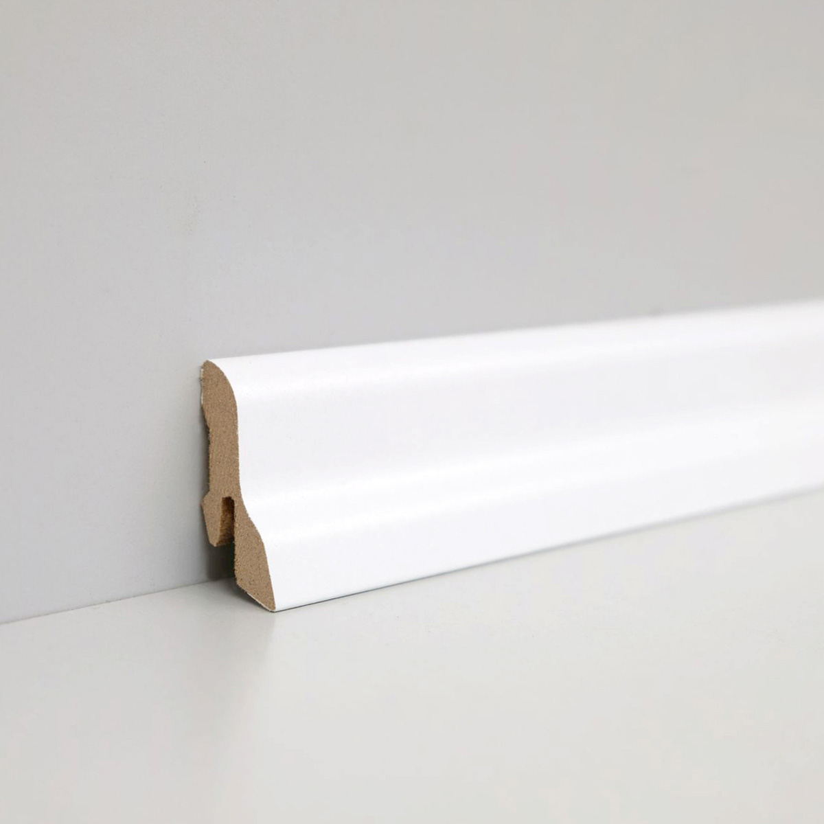 Listwa przypodłogowa MDF Biała Premium, 40x21 mm, Pedross