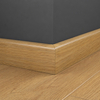 PRÓBKA 20 CM - Listwa przypodłogowa drewniana 70x15 mm - dąb lakierowany