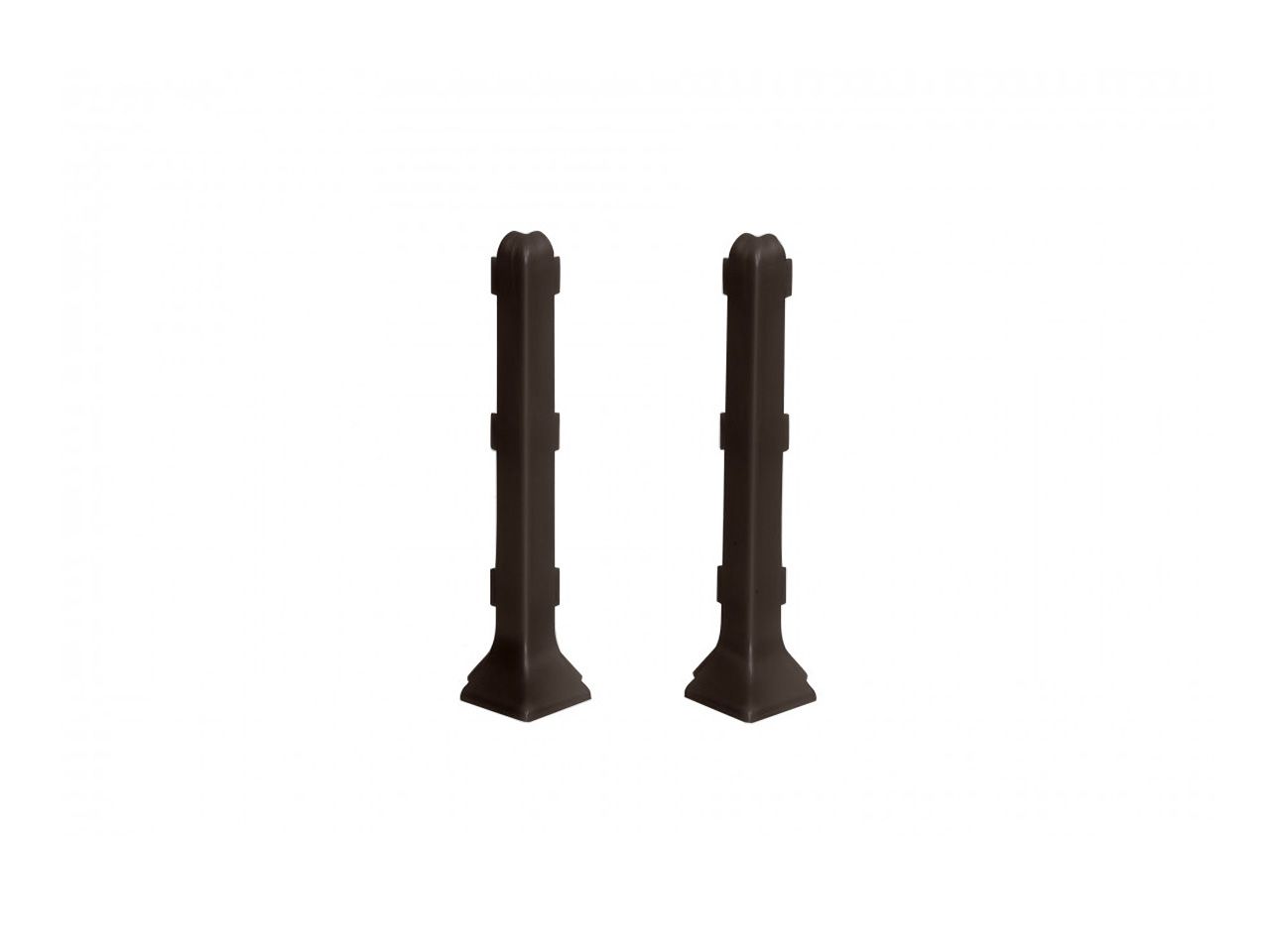 Narożnik zewnętrzny listwy podłogowej Creativa LP80 Kawowy EC40S - 2 szt