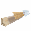 Listwa przypodłogowa drewniana 40x22 mm - dąb europejski lakierowany