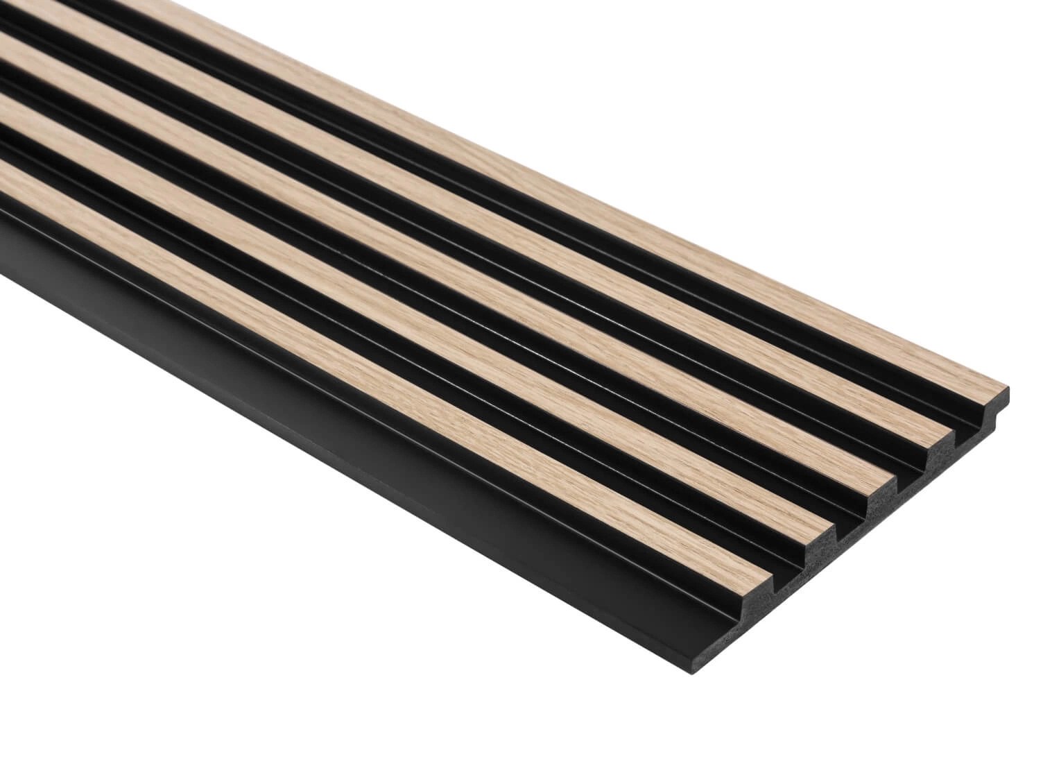 Lamela ścienna Dąb Jasny L0102T kolor jasny dąb wym. 200 x 1.2 x 12 cm, z PolyForce