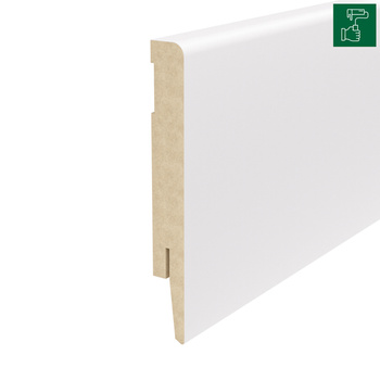 PRÓBKA 20 CM - Listwa przypodłogowa do malowania - TRIO R5 - 12cm