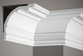 Listwa przysufitowa styropianowa biała MDB128 wym. 200 x 17 x 17.8 cm, z ProFoam