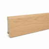 Listwa przypodłogowa drewniana 60x15 mm - dąb europejski lakierowany