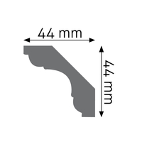 4.4 x 4.4 cm