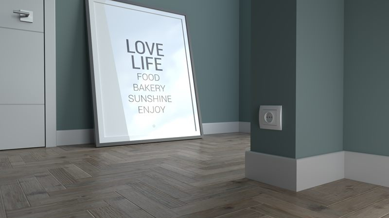 Listwa przypodłogowa drewniana lakierowana PW70 (220 cm x 7 cm x 1,6 cm) iglaste