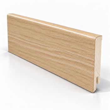 Listwa przypodłogowa drewniana 95x15 mm - dąb europejski lakierowany
