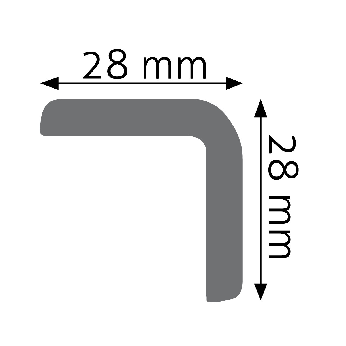 Listwa narożnikowa gładka Creativa narożnik LPC-13