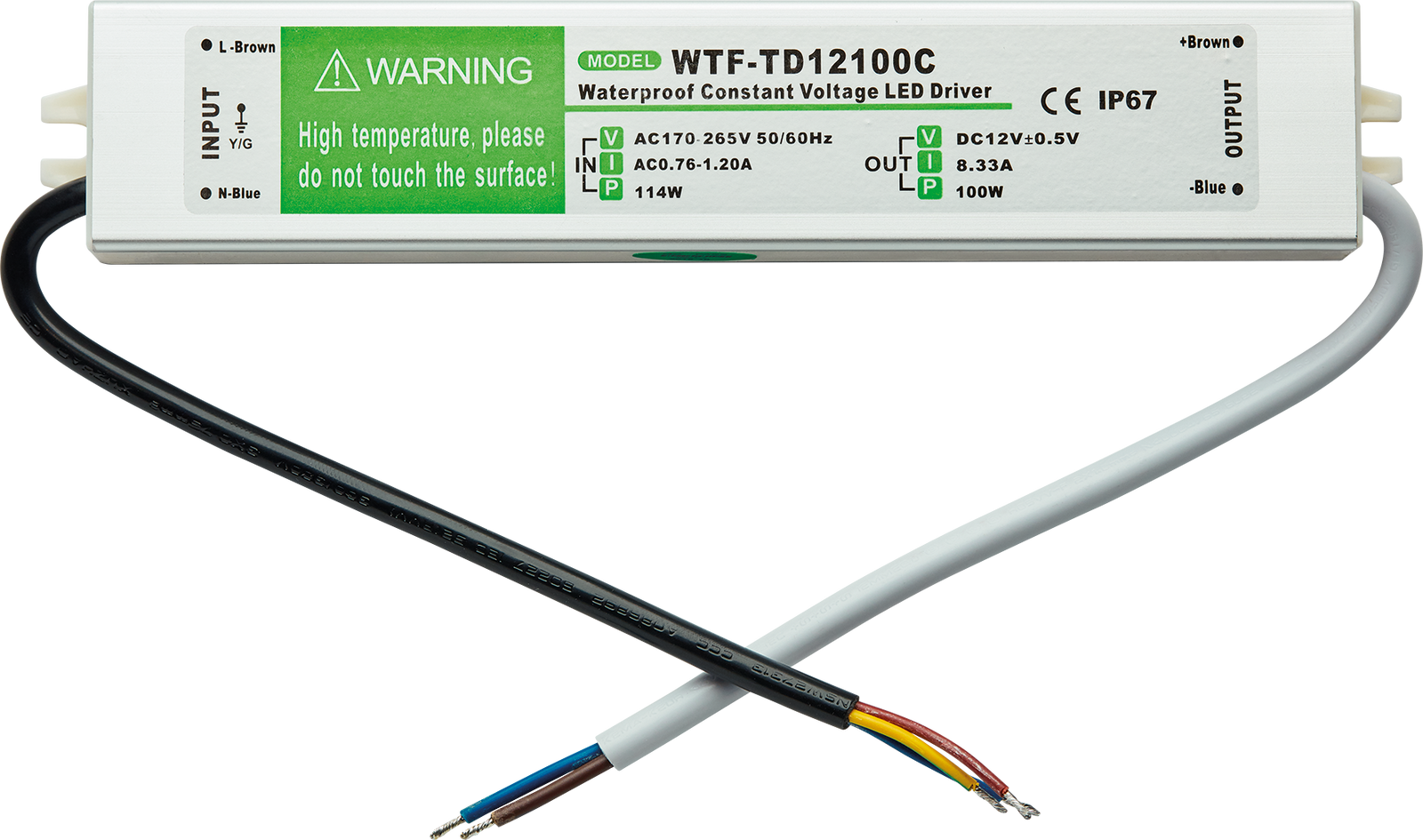 Zasilacz Slim IP20 12V - 100W do taśmy LED