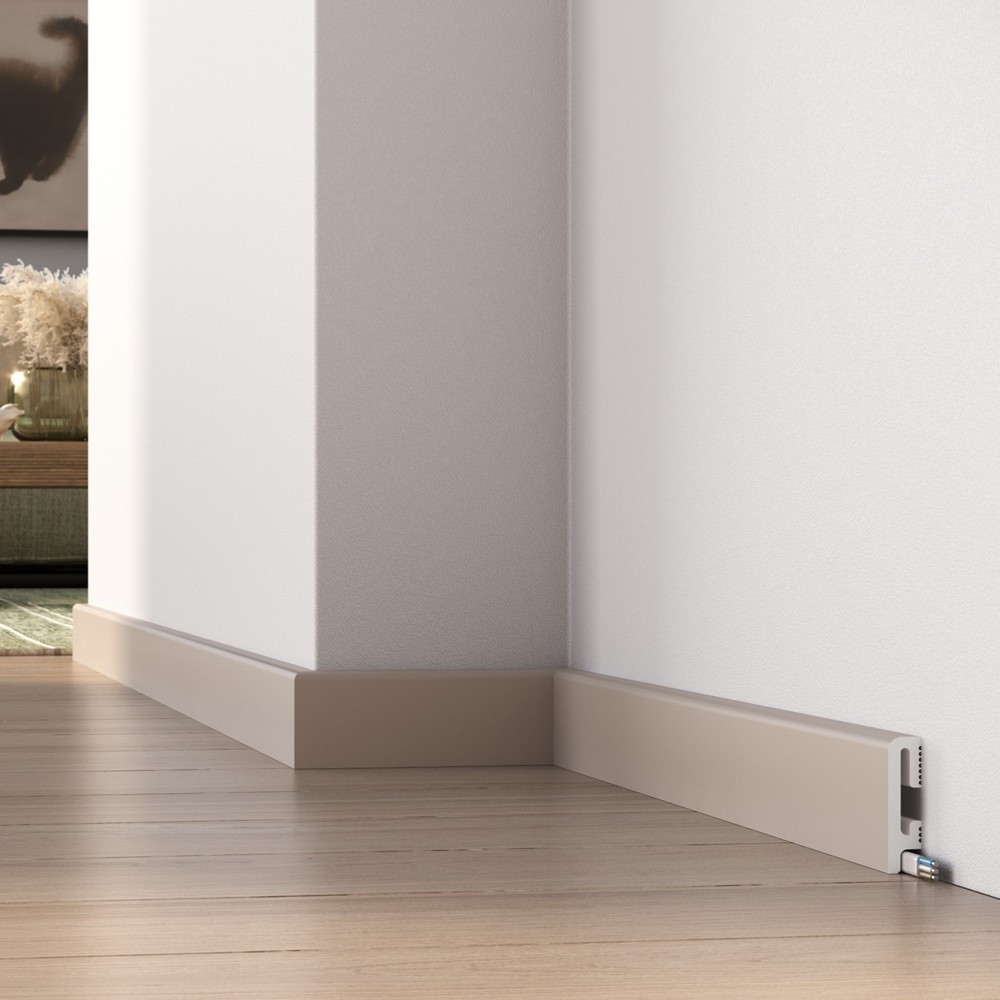 PRÓBKA 20 cm - Listwa przypodłogowa Premium Floor Durofit PF060C kolor cappuccino 6 cm