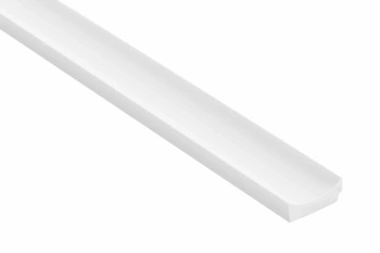 Prawe zakończenie panela ściennego WP002RP Lumio białe wym. 270 x 1.15 x 3.1 cm, z PolyForce