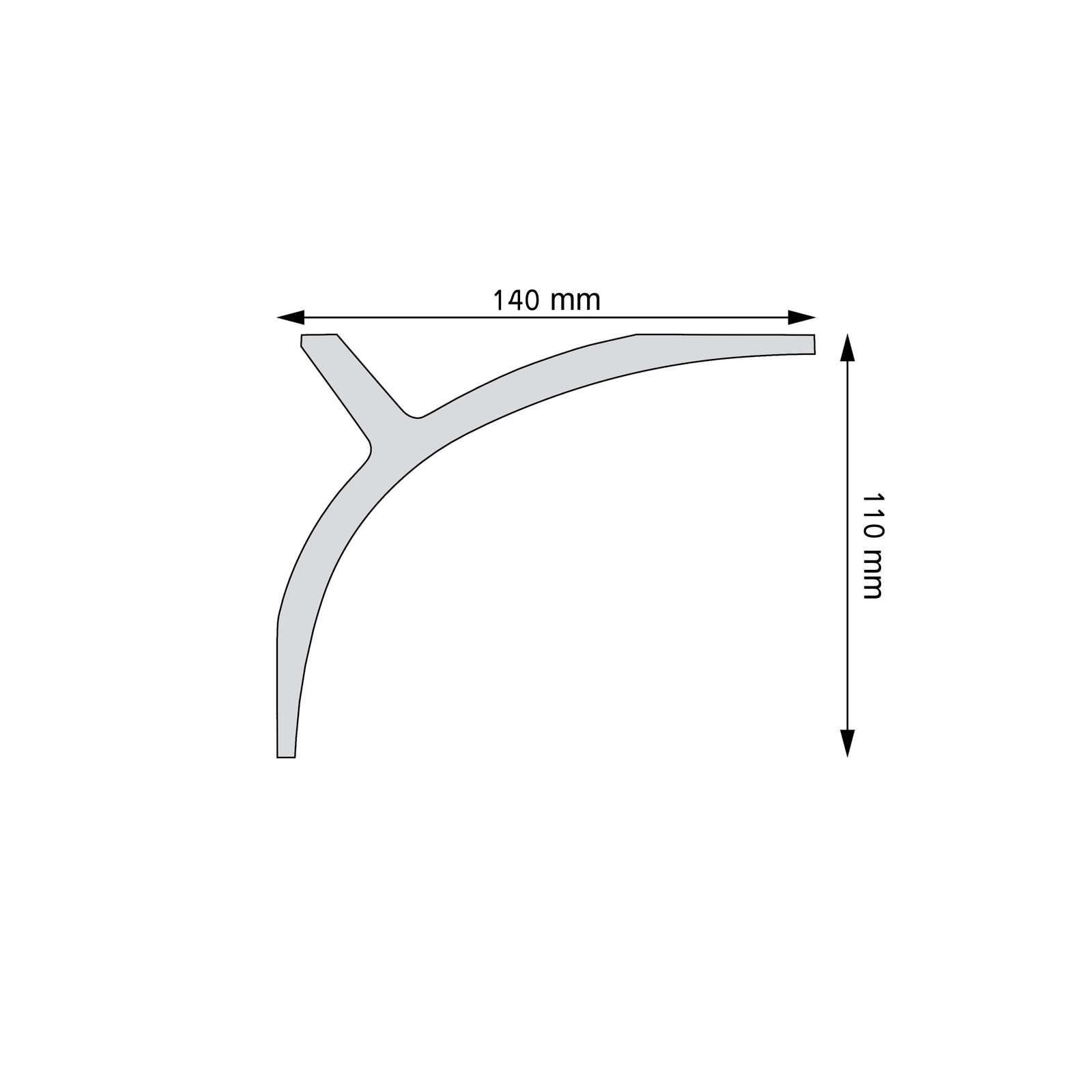 Listwa uniwersalna gładka Creativa LGG-40