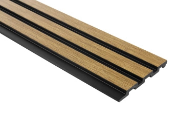 Lamela ścieniowa Dąb Naturalny L0205T, kolor naturalny dąb, wym. 200 x 1.2 x 12.1 cm, z PolyForce