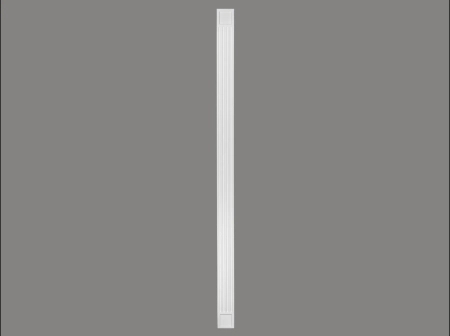 Pilaster D1500 biały wym. 240 x 2.1 x 13 cm, z ProFoam