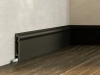PRÓBKA 20 cm - Listwa przypodłogowa Premium Floor Durofit PF082B czarna RAL 9004 8 cm
