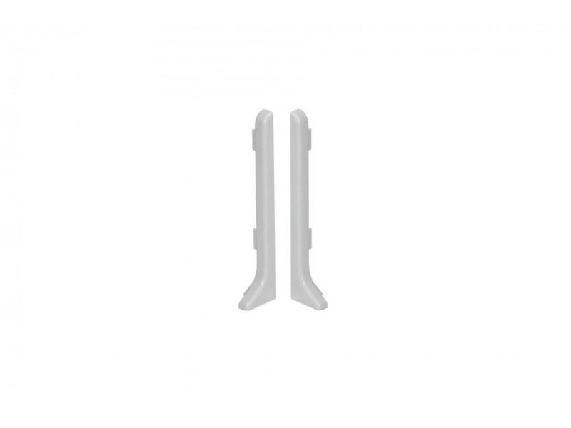 Zakończenia listwy podłogowej Creativa LP59 jasnoszary RAL 7035 Lewe+Prawe