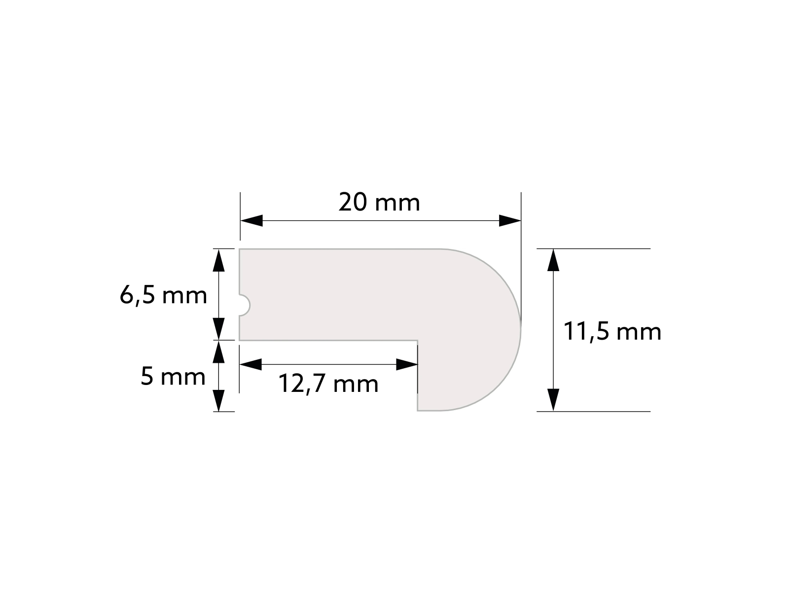 Zwieńczenie boazerii angielskiej TP003P z PolyForce