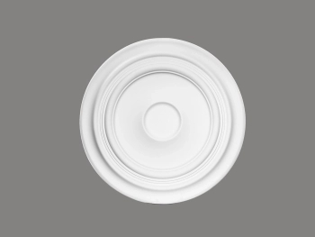 Rozeta sufitowa B3038 biała o wysokości 4 cm, z ProFoam