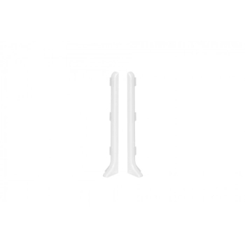 Zakończenia listwy przypodłogowej Creativa LP80 biały RAL9003 Lewe+Prawe