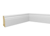 Listwa przypodłogowa MDF Biała Premium, 70x18 mm, Pedross