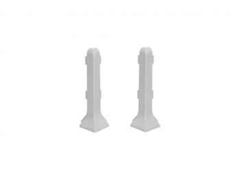 Narożnik zewnętrzny listwy podłogowej Creativa LP59 szary RAL7035 - 2 szt