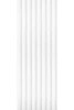 Panel ścienny WP001TP Duna biały RAL 9003, wym. 200 x 1.32 x 24.7 cm, z Polyforce