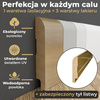 PRÓBKA 20 CM - Listwa przypodłogowa MDF lakierowana biała z wodoodporną powłoką OTTO 8cm