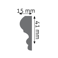 4.1 x 1.5 cm