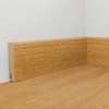 Listwa przypodłogowa drewniana 80x18 mm - dąb europejski lakierowany