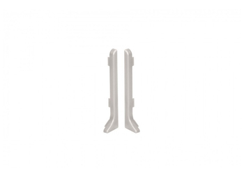 Zakończenia listwy podłogowej Creativa LP59 platynowy EC43S - Lewe i Prawe