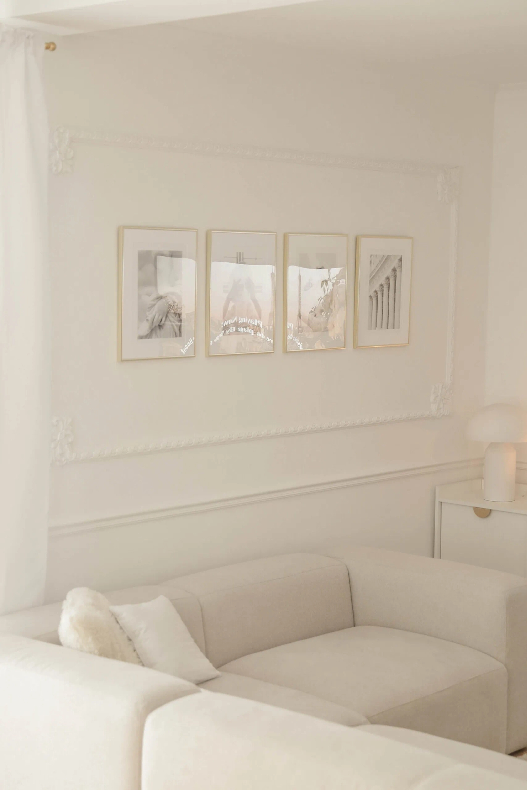 Piękny salon w stylu modern classic – Lekkość i elegancja