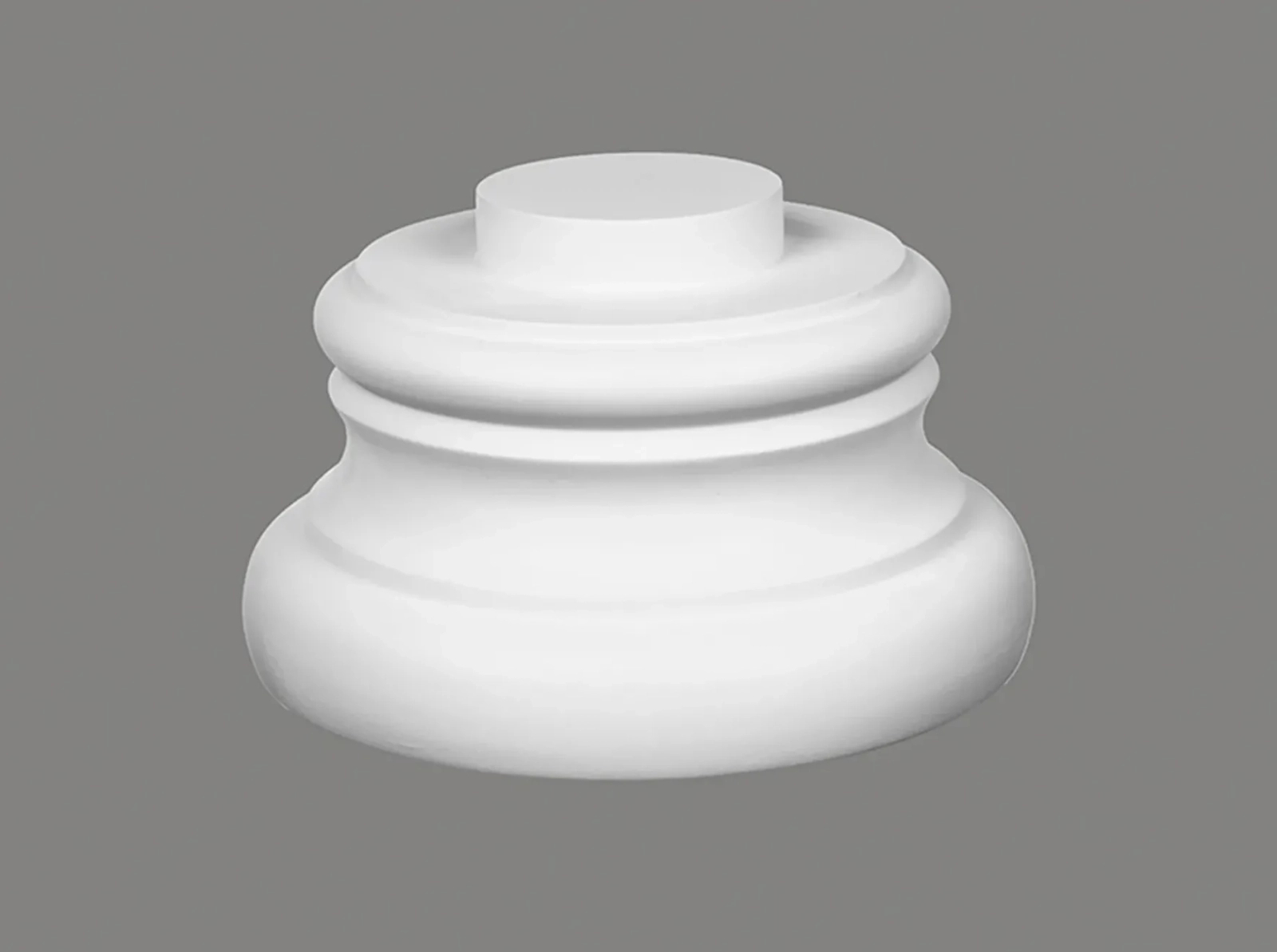 Podstawa kolumny ozdobnej C5001-4W biała wym. 28 x 14.5 x 28 cm, z ProFoam