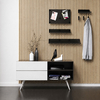 Lamele Fornirowane na filcu akustycznym - Jesion 60 x 280 cm