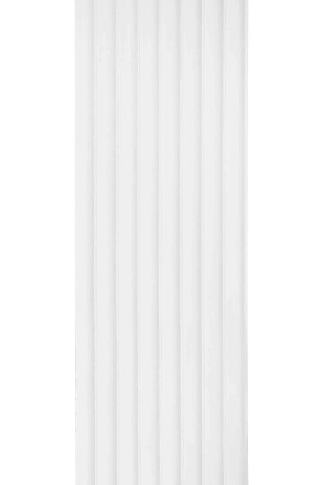 Panel lamelowy WP002P Lumio biały RAL9003 wym. 270 x 1.15 x 24.7 cm, z PolyForce