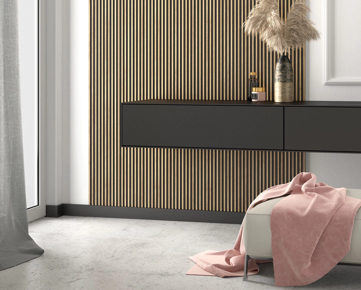 Listwa przypodłogowa MD359B czarna wym. 200 x 1.6 x 7 cm, z PolyForce