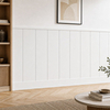 Boazeria ścienna LOFT do malowania - długość 200 cm, wysokość 114,5 cm + Farba biały RAL9003