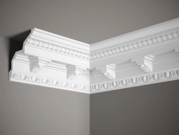 Listwa przysufitowa MDA067 biała wym. 200 x 13.7 x 13.3 cm, z ProFoam