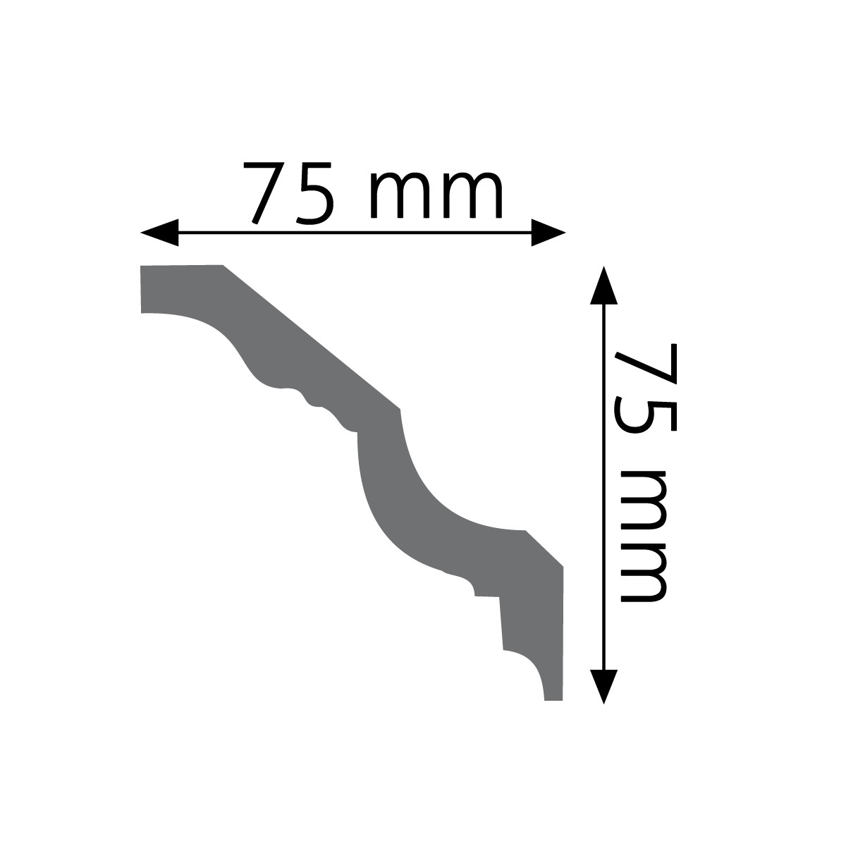 Listwa gzymsowa zdobiona Creativa LGZ-11