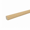 PRÓBKA 20 CM - Ćwierćwałek drewniany wypukły 14x14 mm - dąb lakierowany
