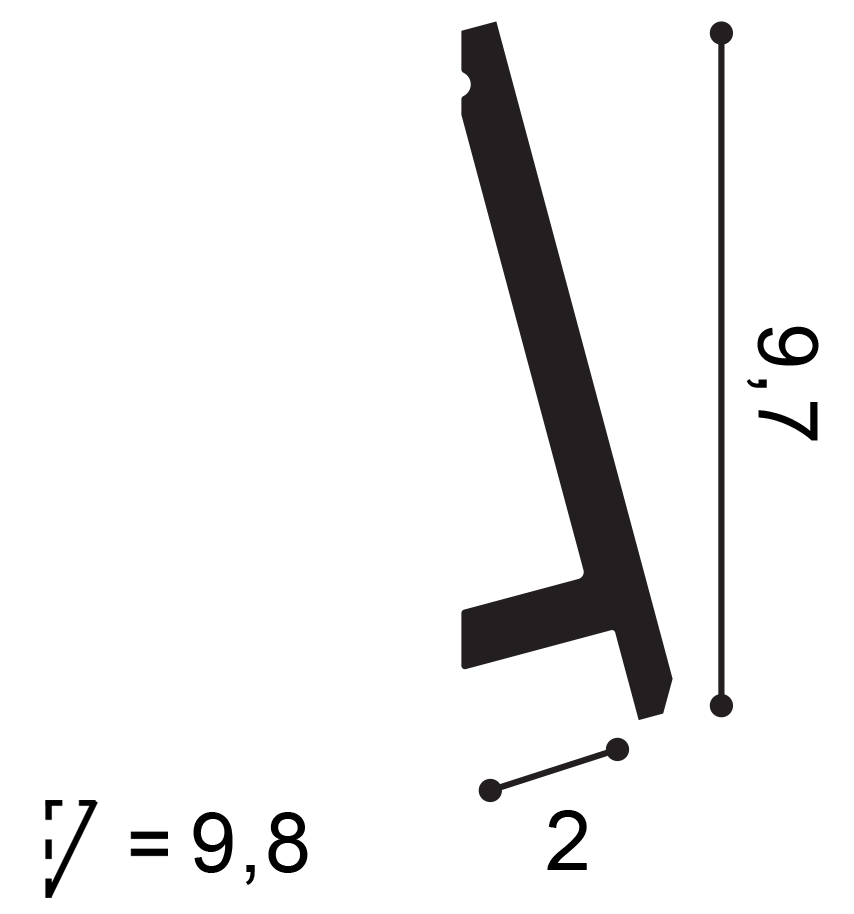 Listwa przypodłogowa oświetleniowa LED - Orac Decor SX179