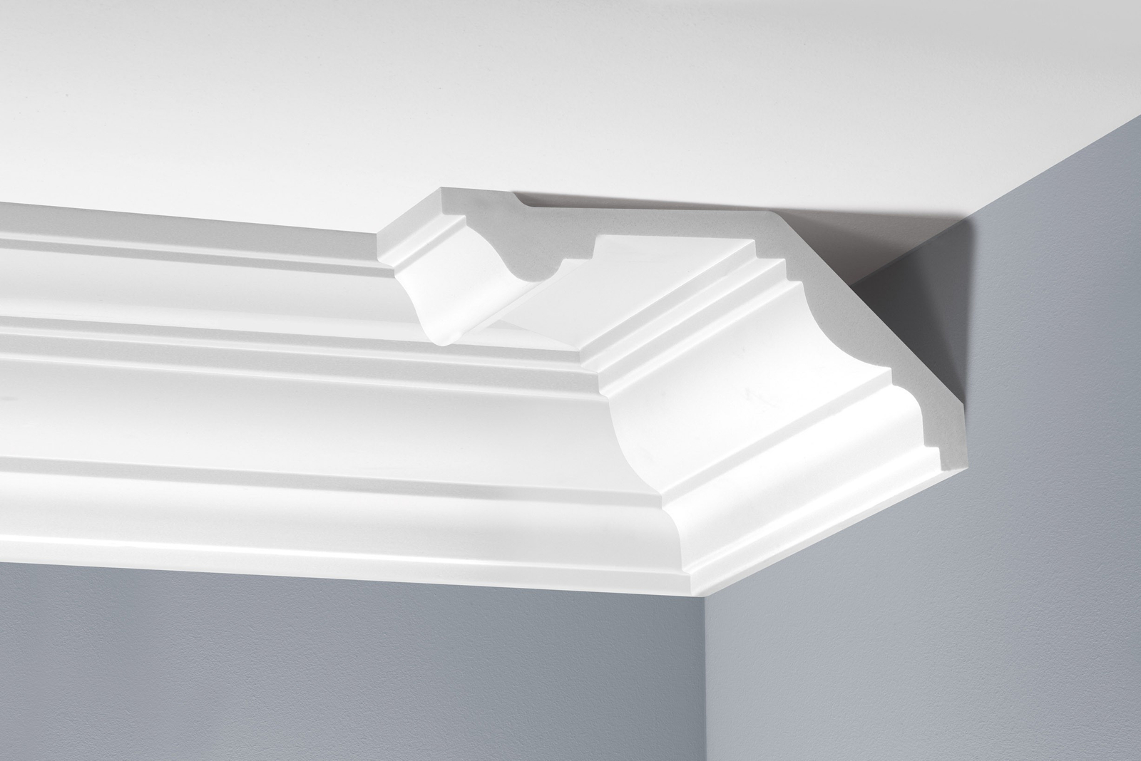 Listwa gzymsowa gładka Creativa LGG-09, wym. 11.6 x 22.4 x 240 cm