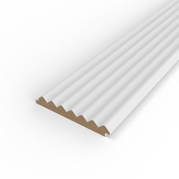 PRÓBKA 20 CM - Lakierowany panel lamelowy ZIGZAG 10cm