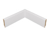 Narożnik wewnętrzny do listwy przypodłogowej lakierowany biały z wodoodporną powłoką SOLO 10cm