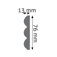 7.8 x 1.3 cm