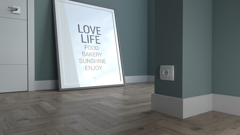 Listwa przypodłogowa drewniana lakierowana PW70 (220 cm x 7 cm x 1,6 cm) iglaste