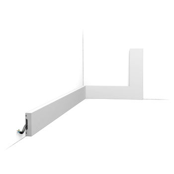 Listwa przypodłogowa RAL 9003 - Orac Decor SX162-RAL9003