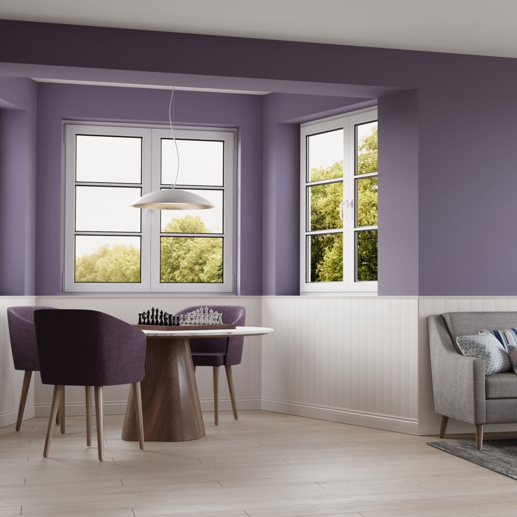 Listwa boazeryjna ELEGANT, boazeria ścienna MDF, Biala Premium