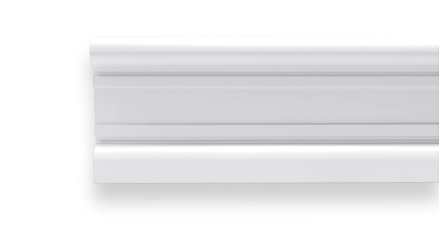 Listwa wieńcząca do boazerii angielskiej PURE, lakierowana, wysokość 11 cm